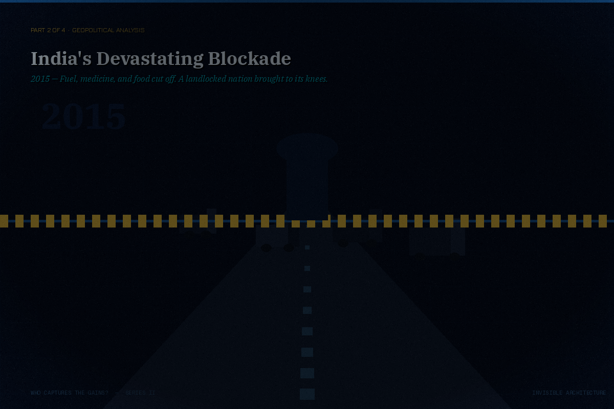 Nepal's 2015 Indian economic blockade