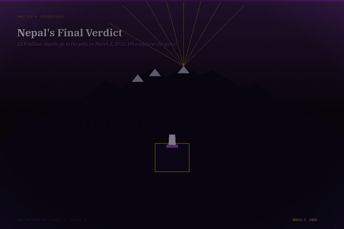 Nepal's March 5, 2026 election